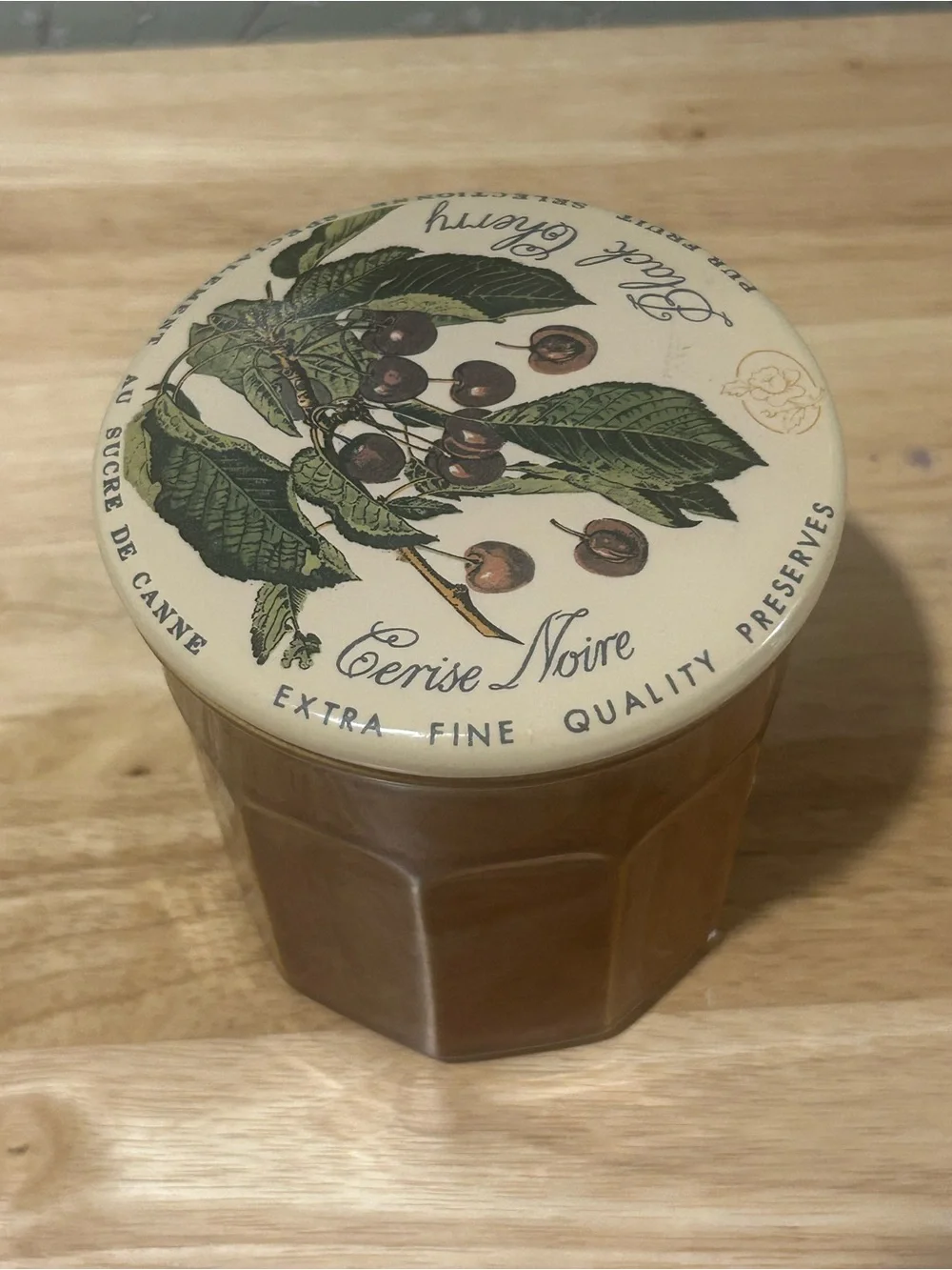 Vintage Ceramic Jam/Preserves Jar- 12oz